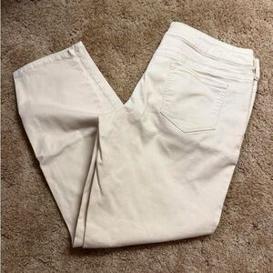 Maurices Cream Straight Leg Women's Jeans